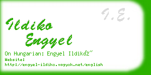 ildiko engyel business card